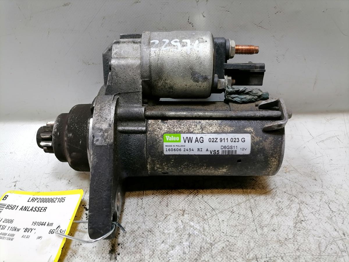 Audi A3 8P original Anlasser Starter 2.0FSI 110kw Bj.2006